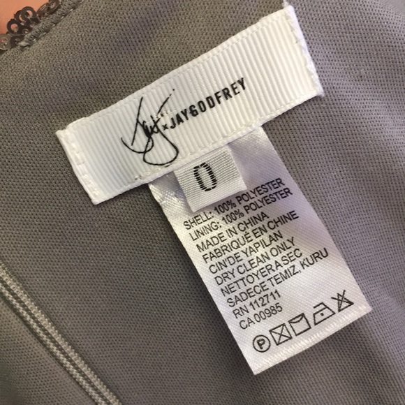 JAY X JAYGODFREY mini dress with allover sequins. - Picture 4 of 7